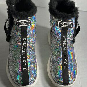 Kendall & Kylie size 10 - Silver Boots